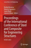 Proceedings Of The International Conference Of Steel And Composite For Engineering Structures Icsces 2023 Brahim Benaissa