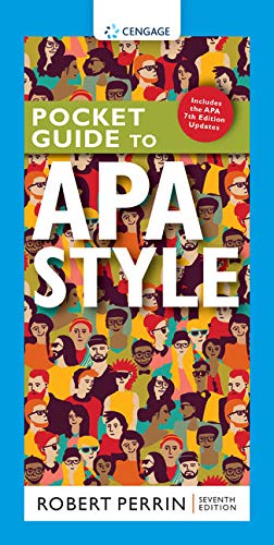 Pocket Guide To Apa Style With Apa 7e Updates 7th Edition Robert Perrin