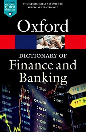 A Dictionary Of Finance And Banking 6th Edition 6th Jonathan Law