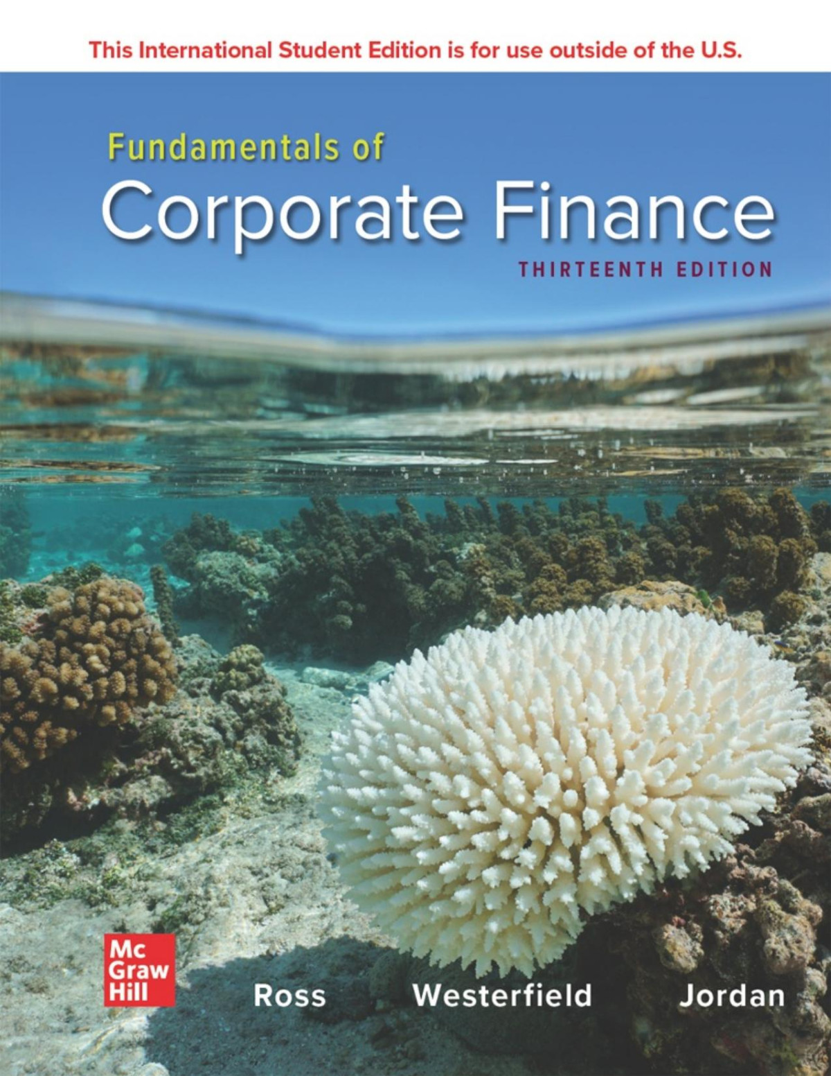 Ise Ebook Online Access For Fundamentals Of Corporate Finance 13th Edition Ross