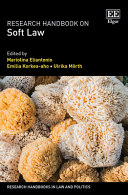 Research Handbook On Soft Law Mariolina Eliantonio Emilia Korkeaaho
