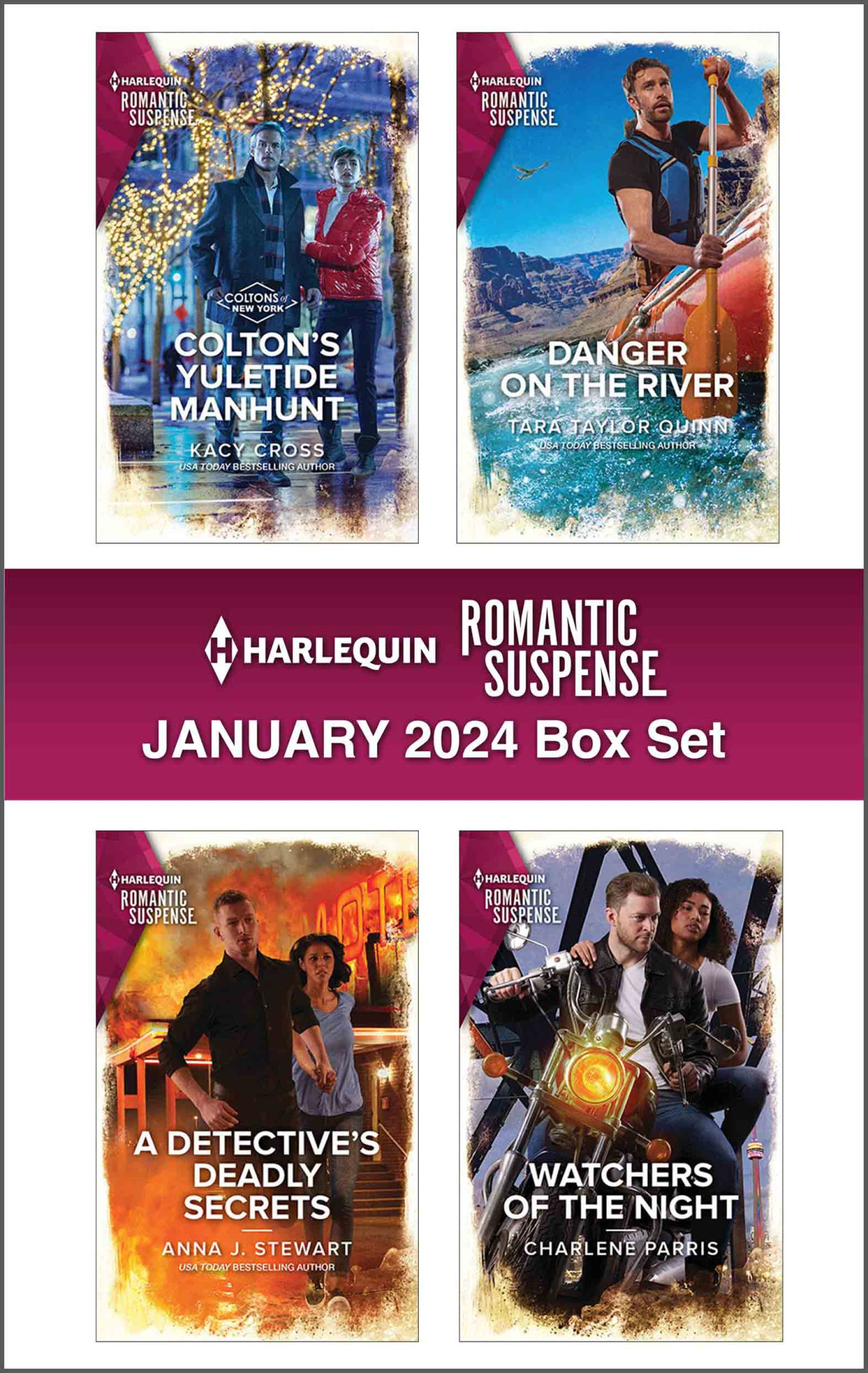 Harlequin Romantic Suspense January 2024box Set Kacy Cross