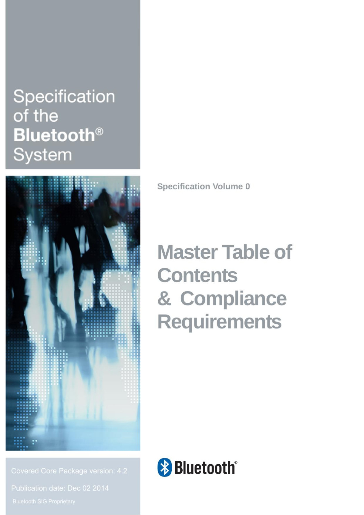 Specification Of The Bluetooth System V42 Bluetooth Sig