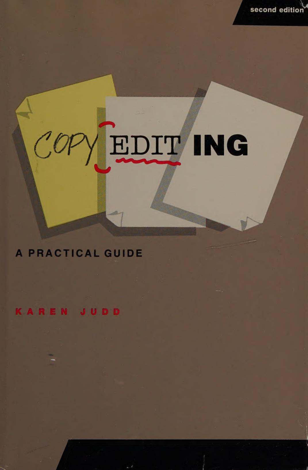 Copyediting A Practical Guide Karen Judd