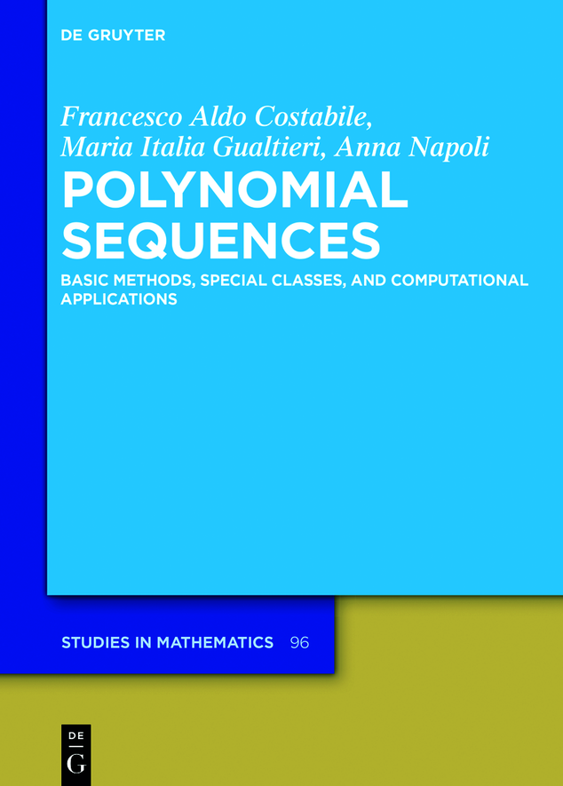 Polynomial Sequences Francesco Aldo Costabile Maria Italia Gualtieri