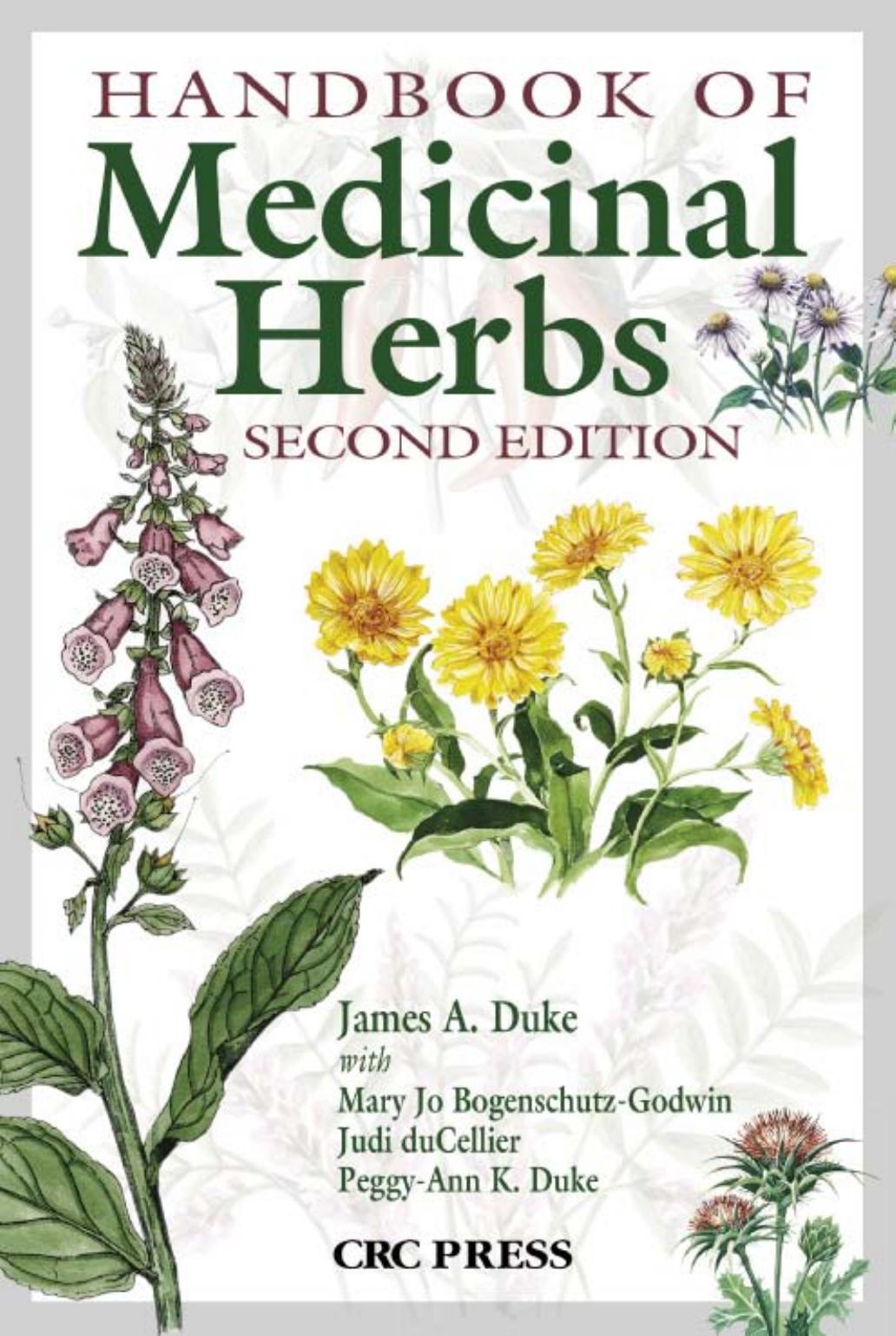 Handbook Of Medicinal Herbs 2nd James A Duke Et Al