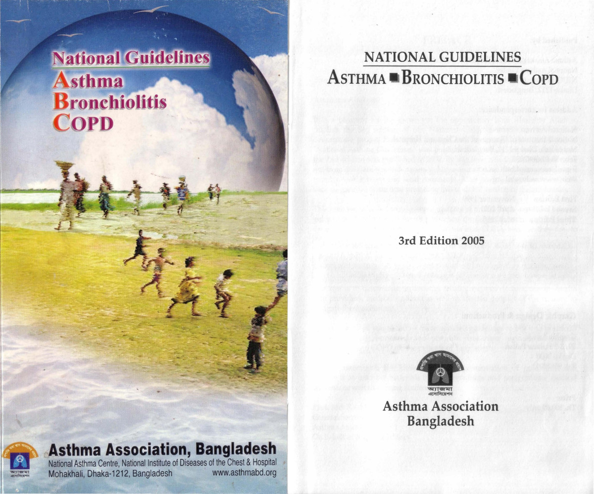 National Guidelines Asthma Bronchiolitis Copd 3rd Edition Asthma Association Bangladesh