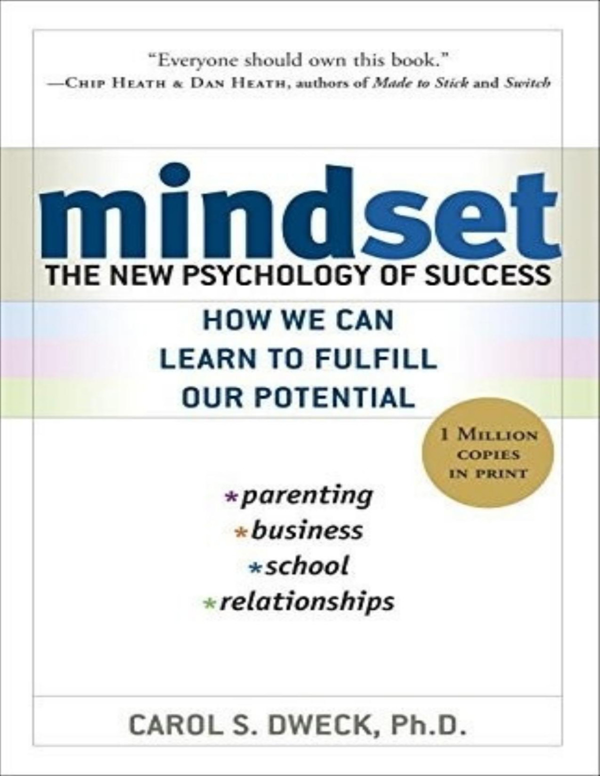 Mindset The New Psychology Of Success Carol Dweck