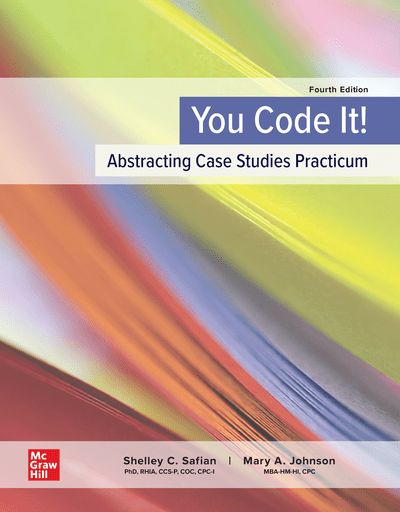 You Code It Abstracting Case Studies Practicum 4th Edition 4th Shelley C Safian