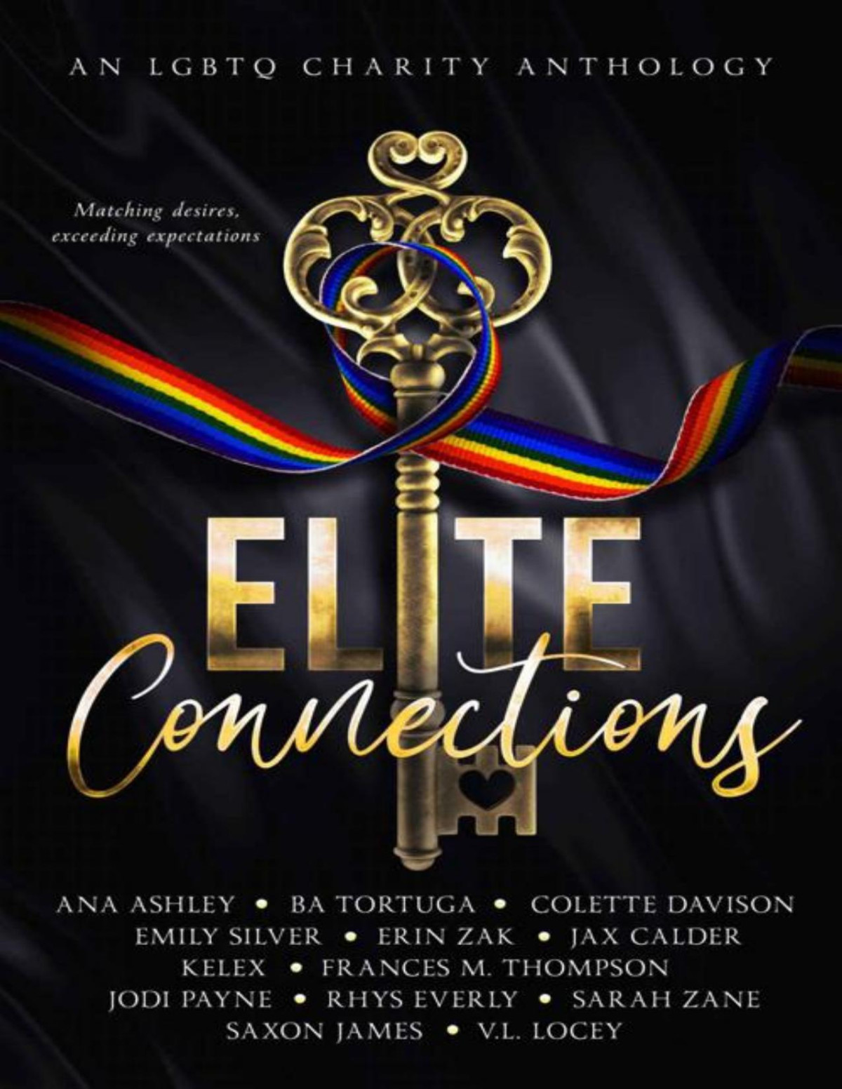 Elite Connections An Lgbtq Romance Charity Anthology Ana Ashley Ba Tortuga Colette Davison Emily Silver Erin Zak Jax Calder Kelex Frances M Thompson Jodi Payne Rhys Everly Zane Sarah James Saxon Locey Vl