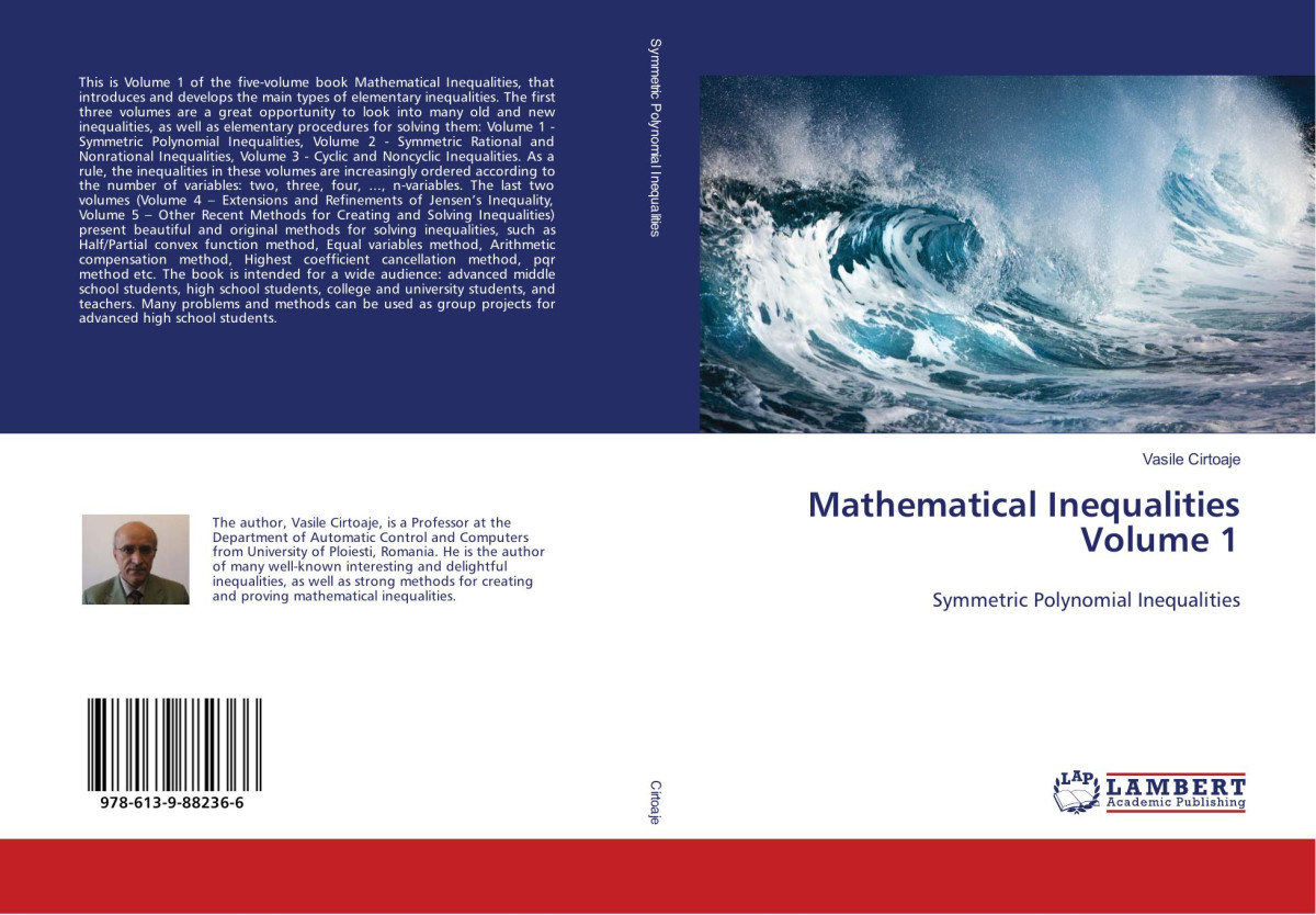 Mathematical Inequalities Volume 1 Symmetric Polynomial Inequalities 1st Edition Vasile Crtoaje