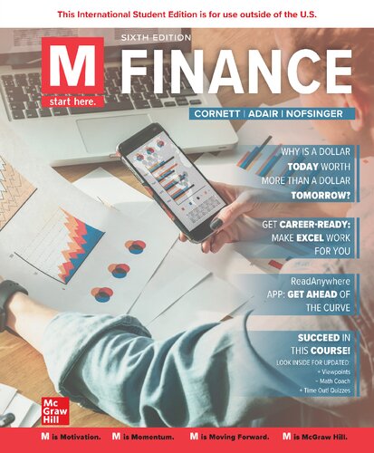M Finance 6th Edition 6th Marcia Millon Cornett Troy Alton Adair Jr
