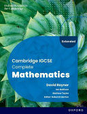 Cambridge Igcse Complete Mathematics Extended Student Book Sixth Edition Ian Bettison
