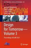 Design For Tomorrowvolume 3 Proceedings Of Icord 2021 Amaresh Chakrabarti