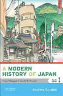 A Modern History Of Japan Andrew Gordon