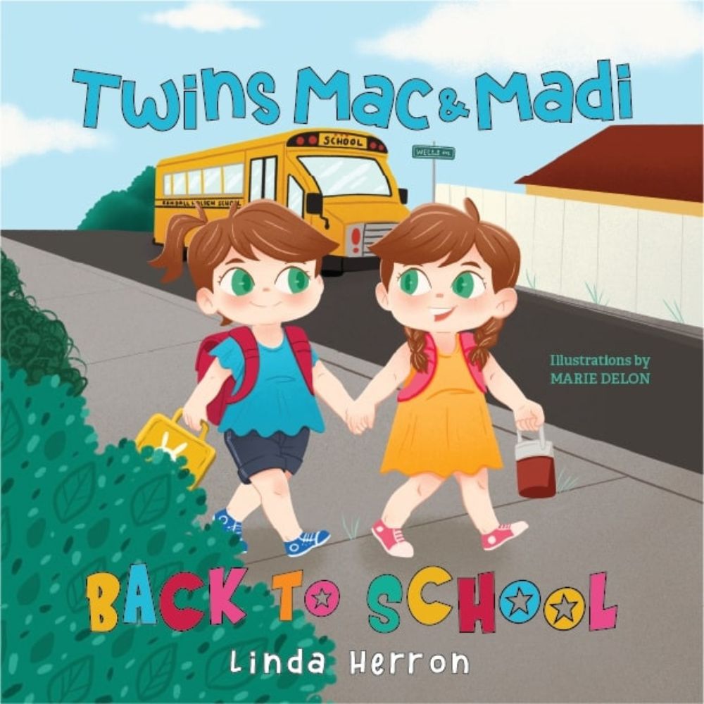 Twins Mac Madi Back To School Linda Herron