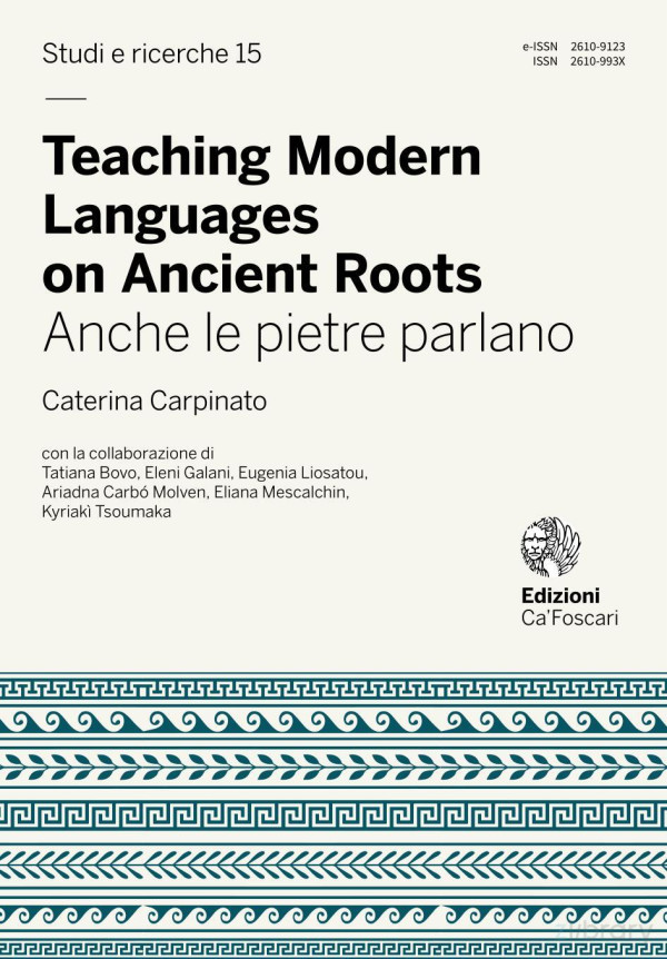 Teaching Modern Languages On Ancient Roots Anche Le Pietre Parlano 1st Edition Caterina Carpinato