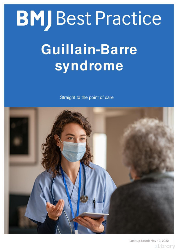 Guillain Barre Syndrome Bmj Best Practice