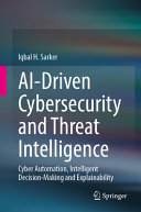 Aidriven Cybersecurity And Threat Intelligence Iqbal H Sarker