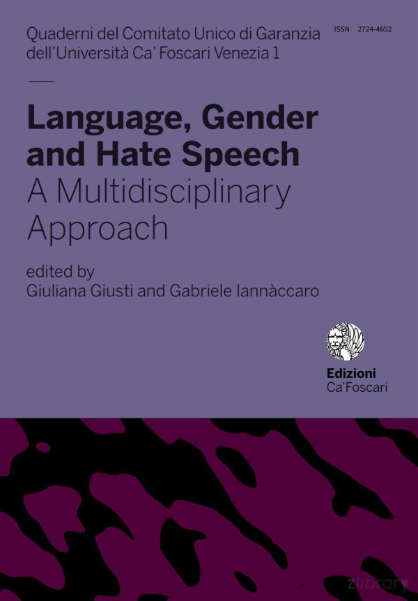 Language Gender And Hate Speech A Multidisciplinary Approach 1st Edition Giuliana Giusti