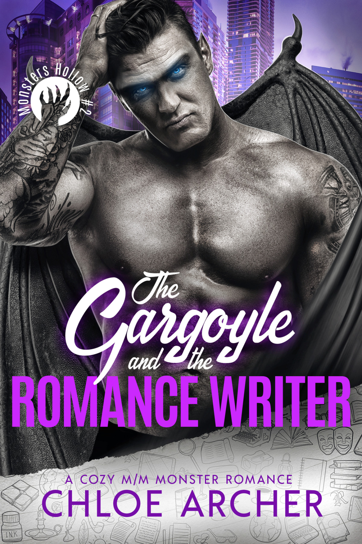 The Gargoyle And The Romance Writer Monsters Hollow Book 2 Mm Chloe Archer