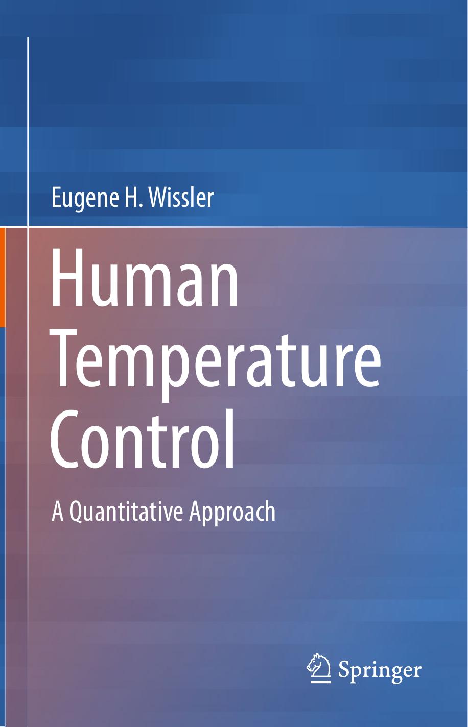 Human Temperature Control A Quantitative Approach Eugene H Wissler