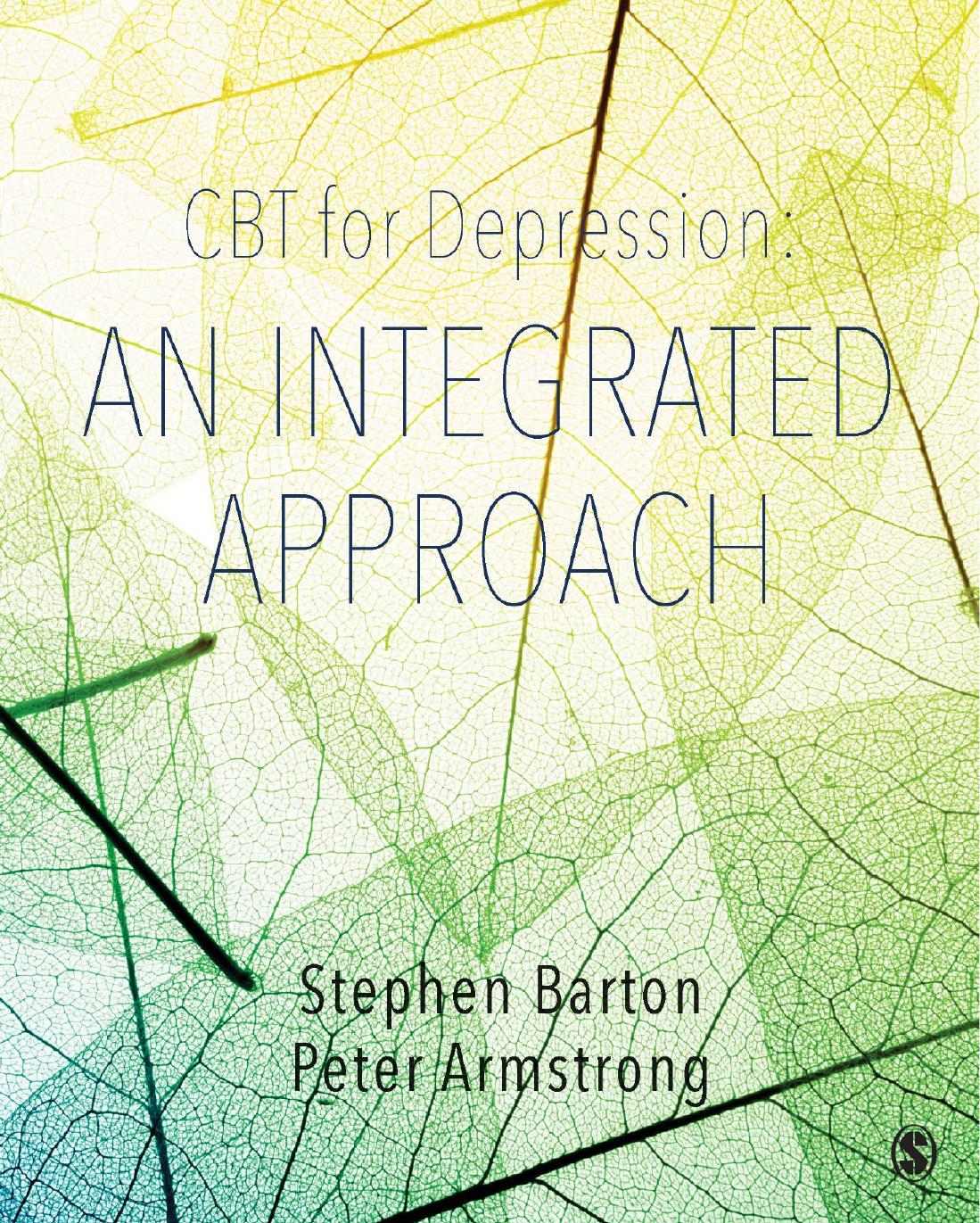 Cbt For Depression An Integrated Approach Stephen Barton Peter Armstrong