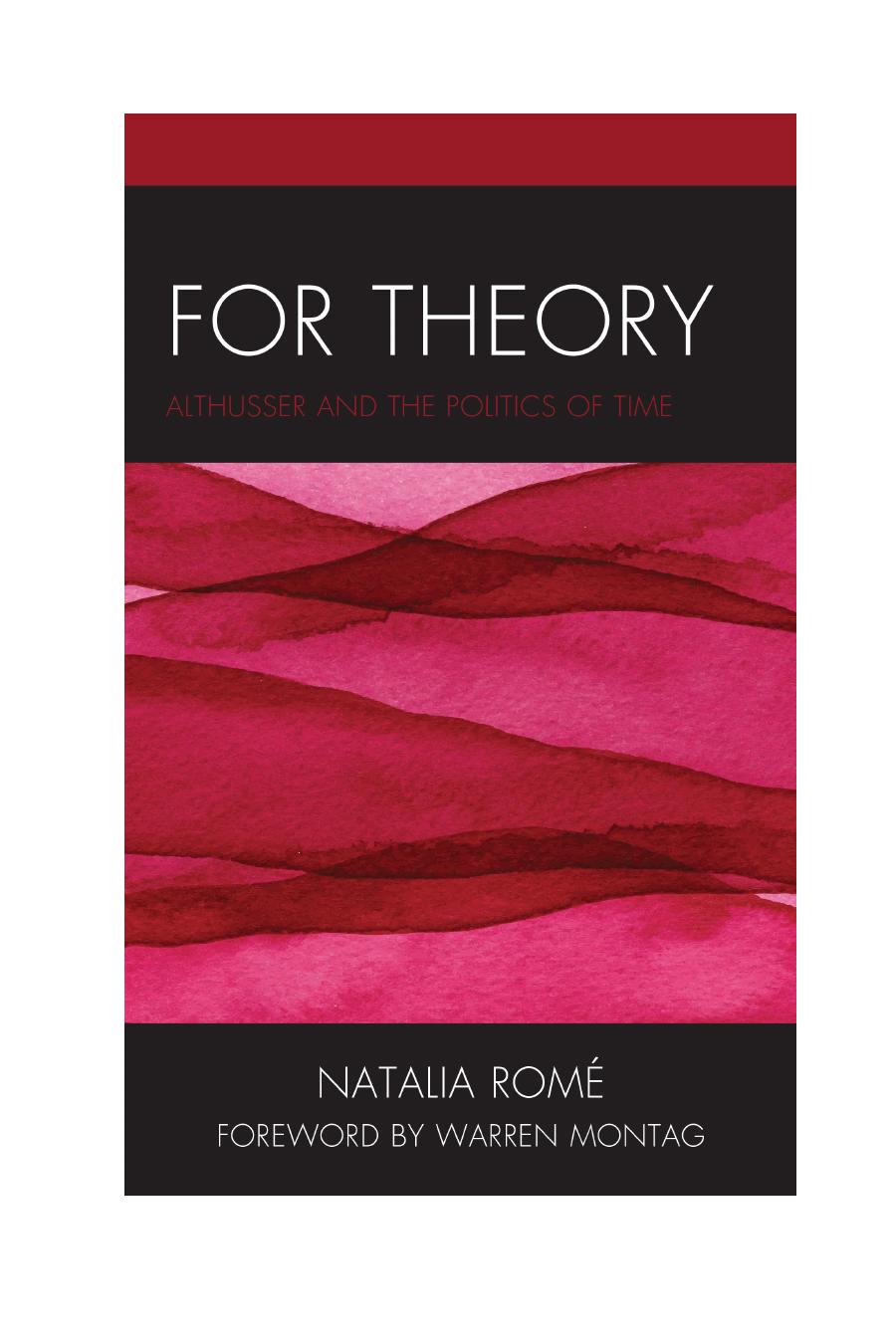 For Theory 2nd Edition Natalia Rom