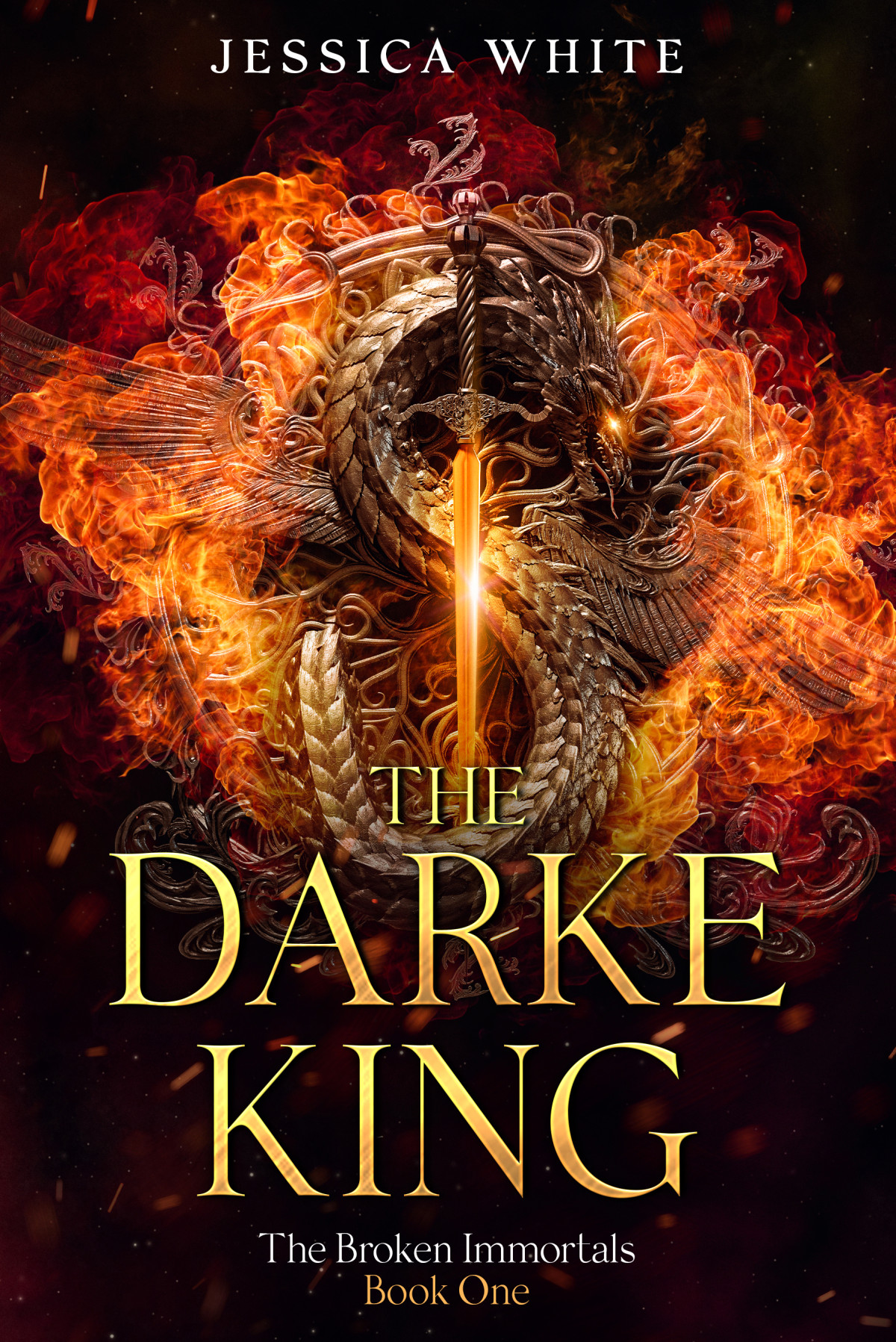 The Darke King Book One Of The Broken Immortals Series Jessica White