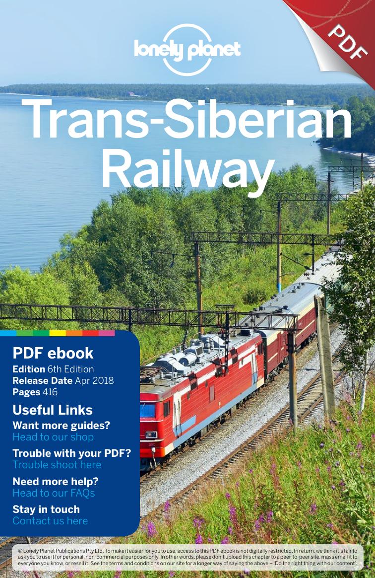 Transsiberian Railway 6th Edition Simon Richmond