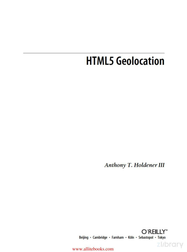 Html5 Geolocation Anthony T Holdener Iii