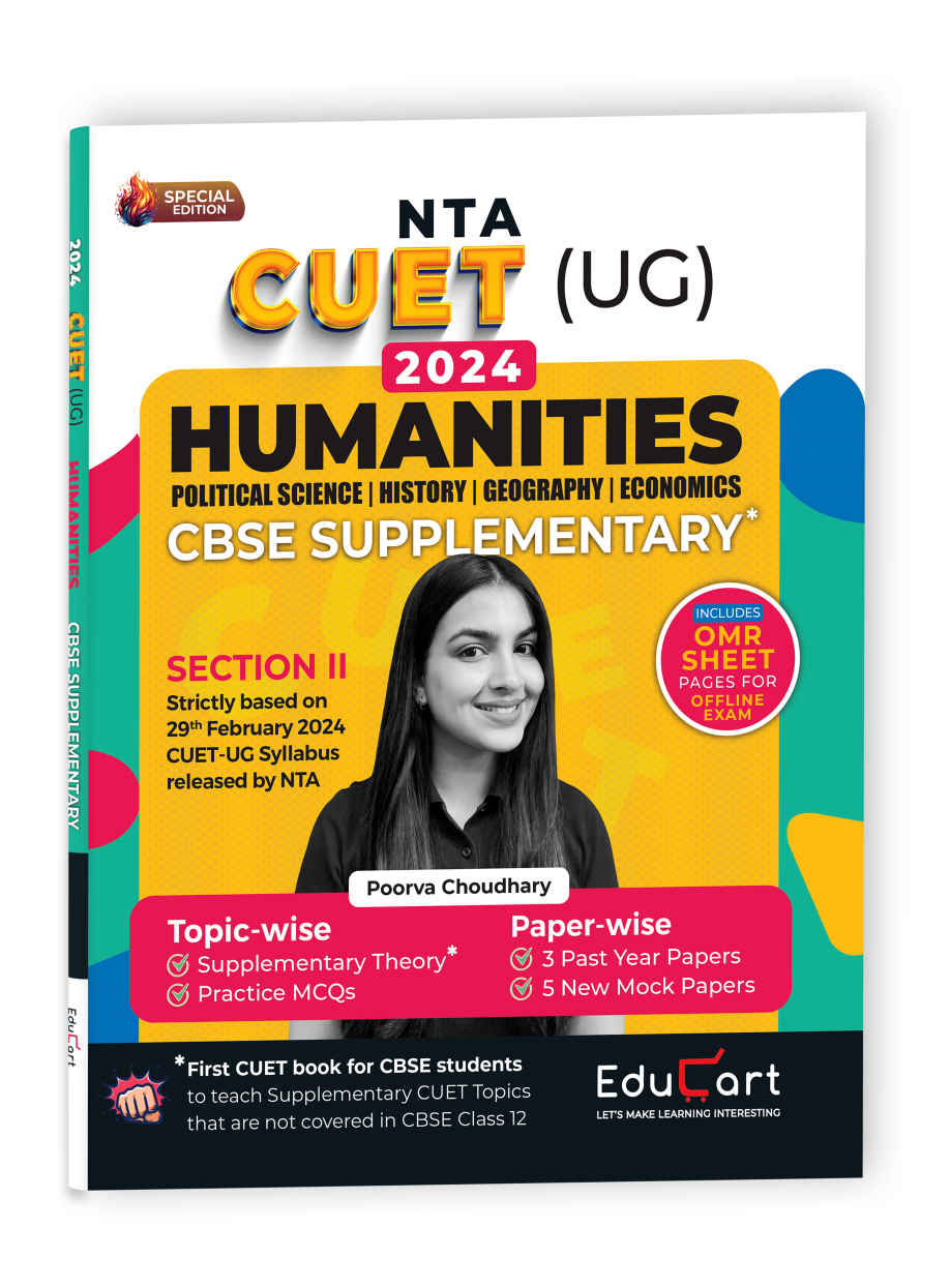 Educart Cuet Ug 2024 Humanities Cbse Supplementary Poorva Choudhary