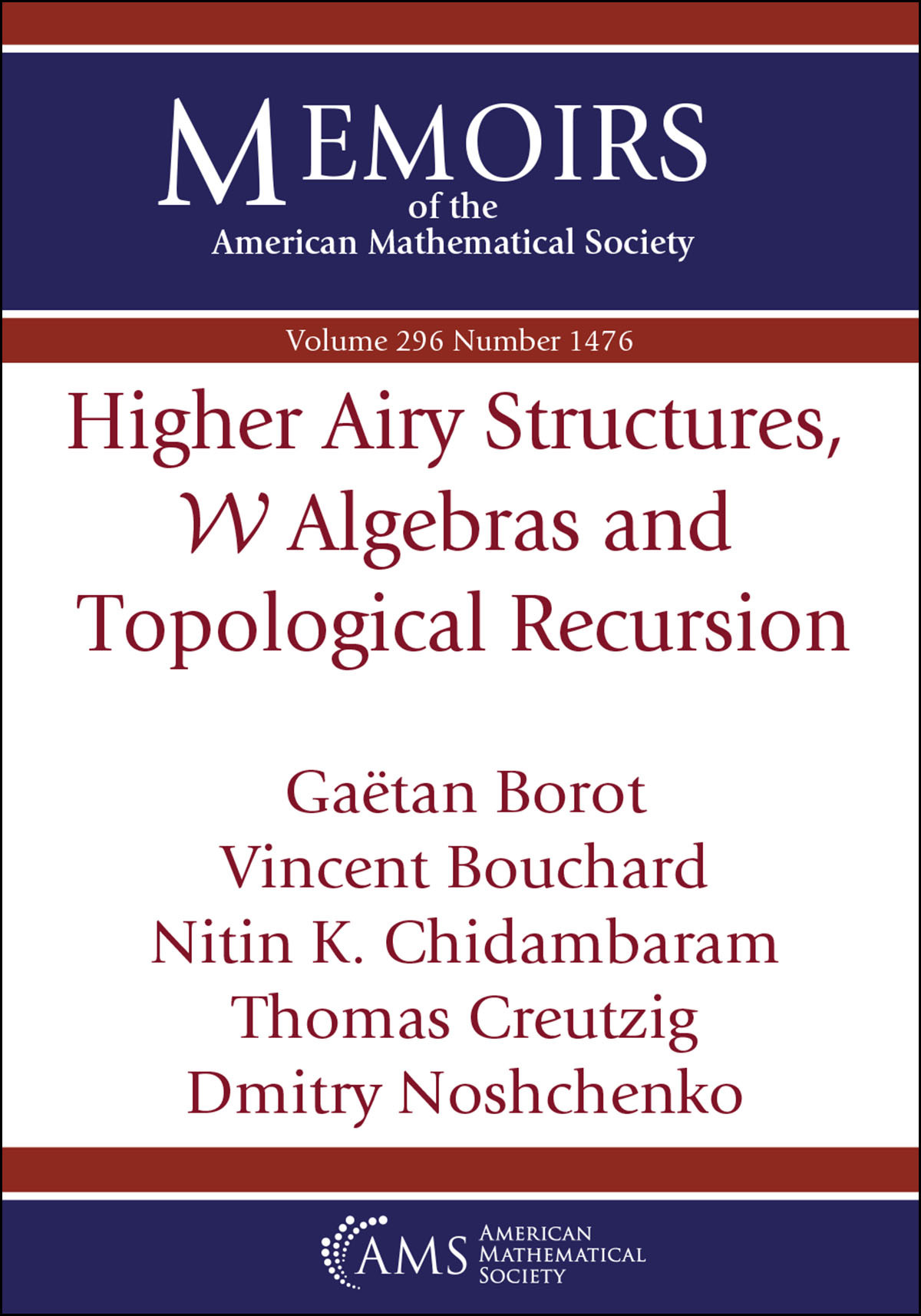 Higher Airy Structures W Algebras And Topological Recursion Gaetan Borot