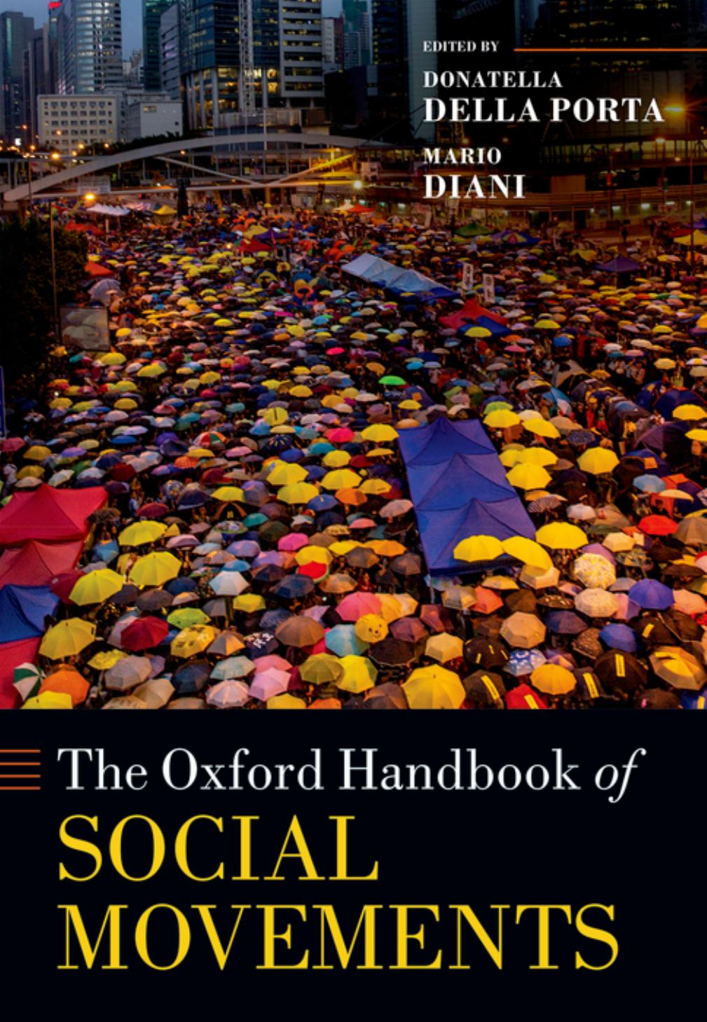 The Oxford Handbook Of Social Movements Donatella Della Porta Mario Diani