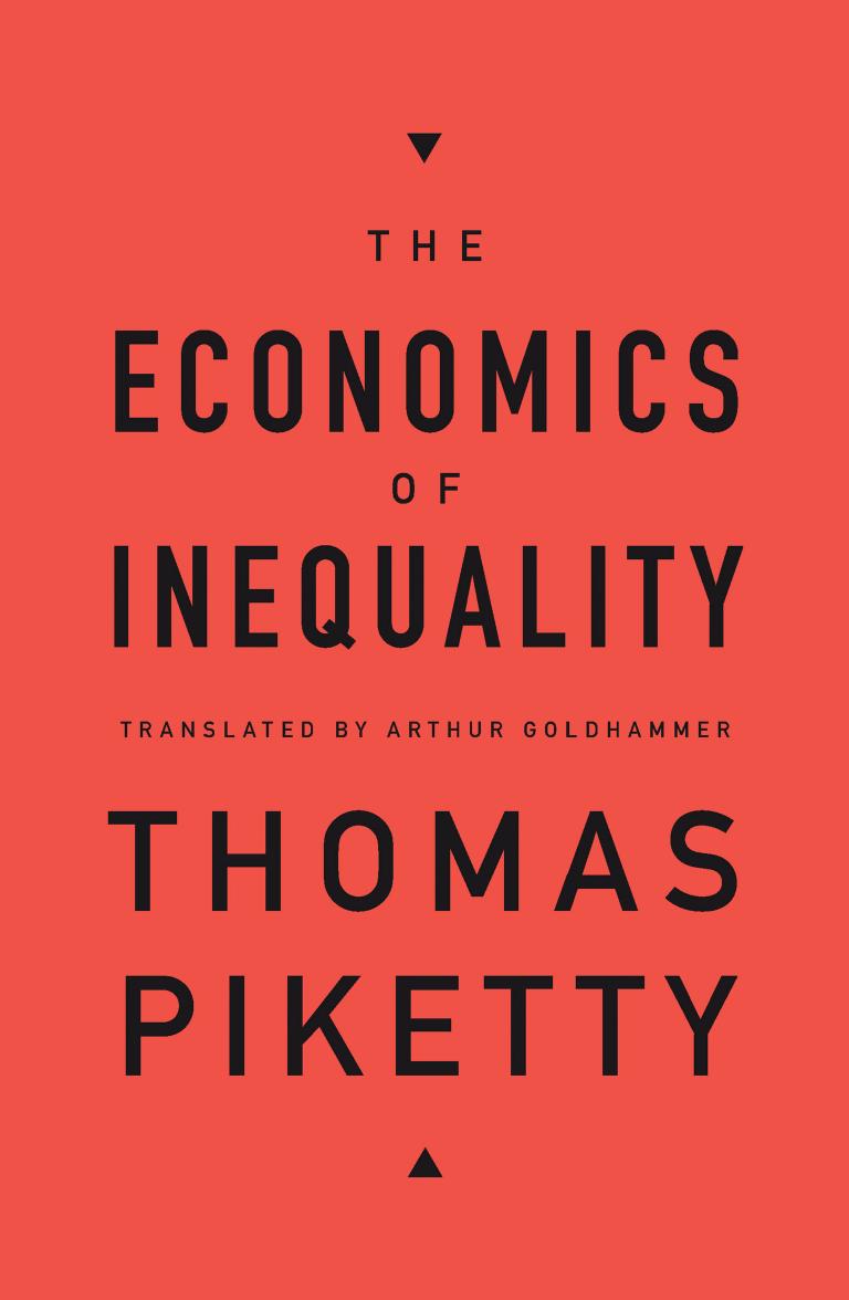 The Economics Of Inequality Thomas Piketty