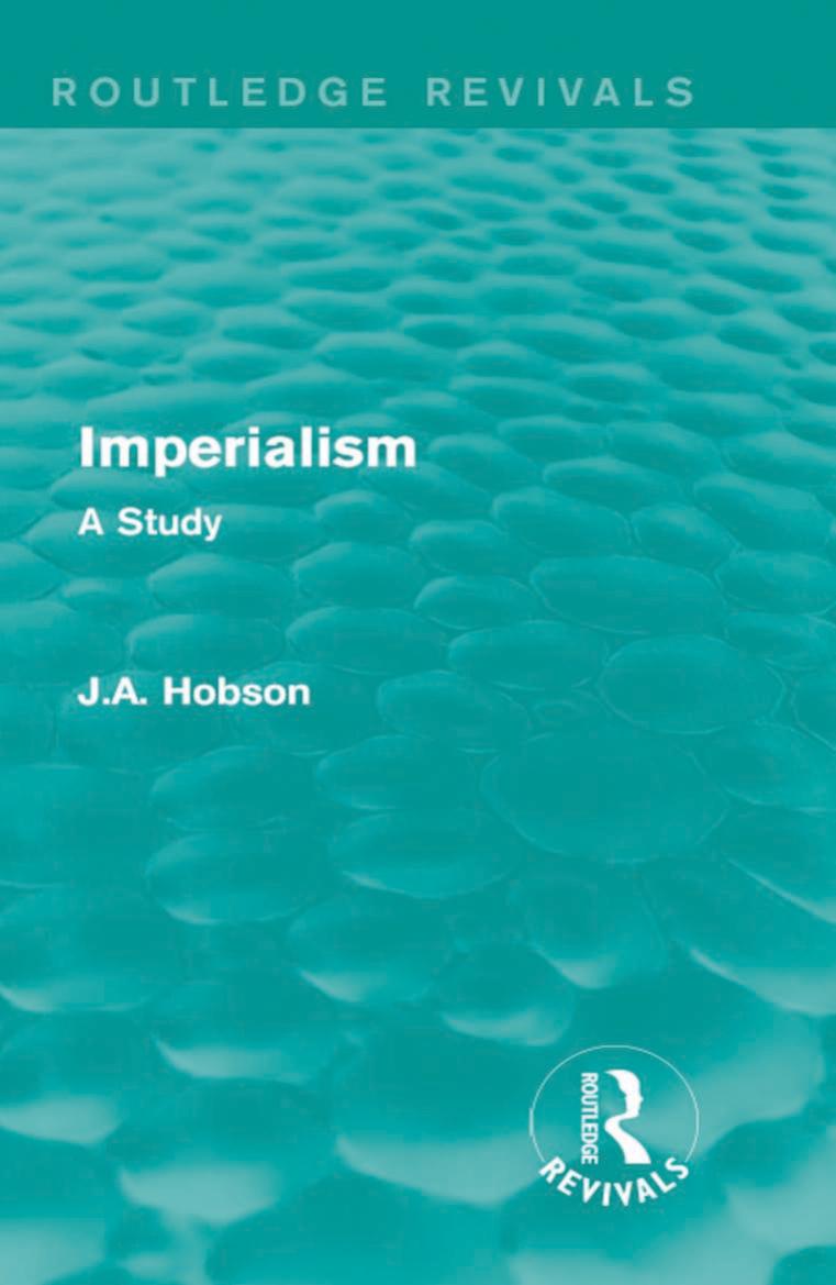 Imperialism A Study J A Hobson