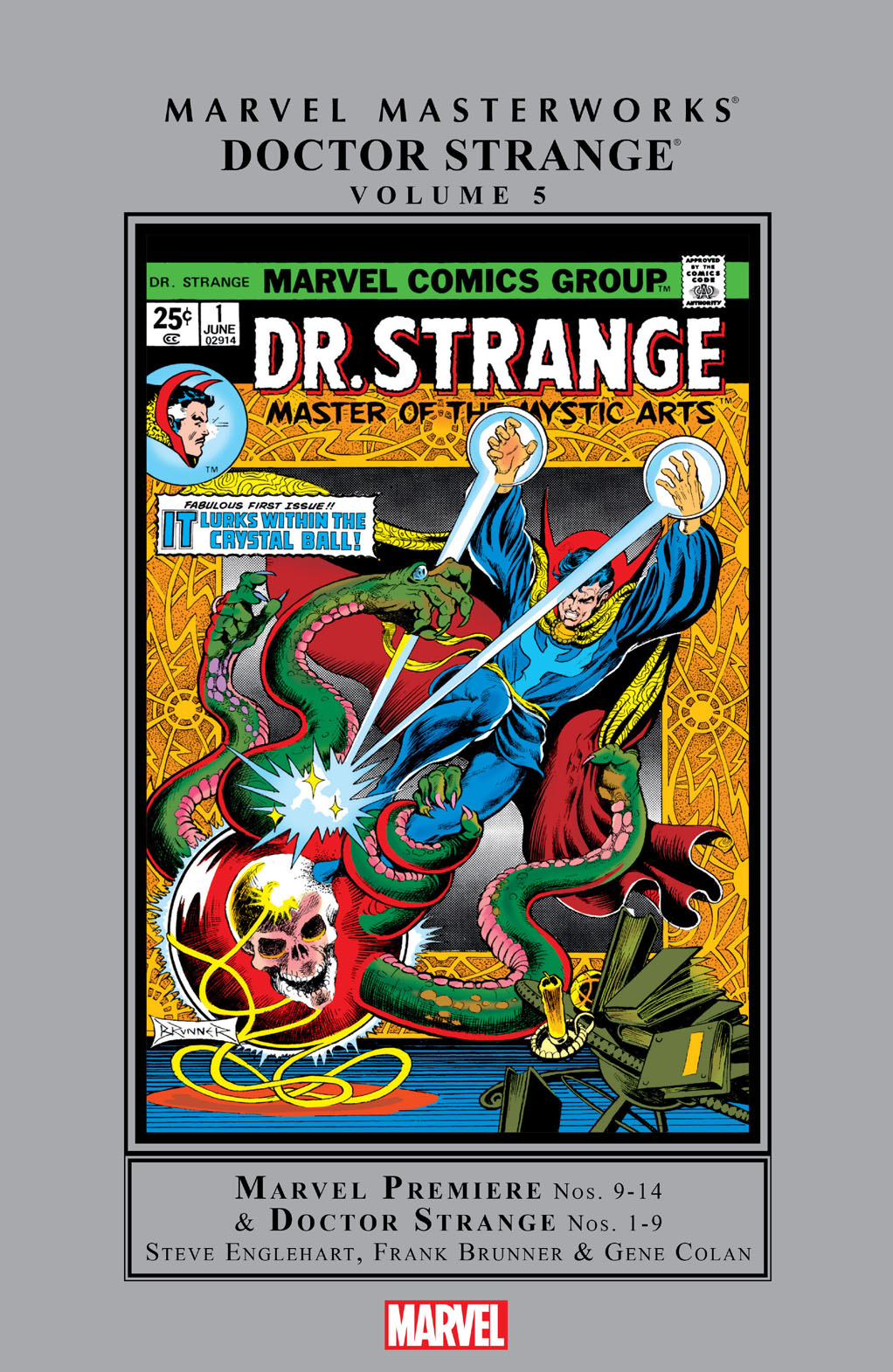 Marvel Masterworks Dr Strange 5 Master Of The Mystic Arts Englehart