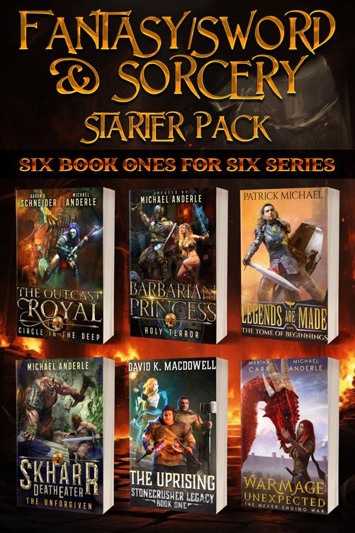 Fantasysword Sorcery Starter Pack Six Book Ones For Six Series Michael Anderle Aaron D Schneider Patrick Michael David K Macdowell Martha Carr