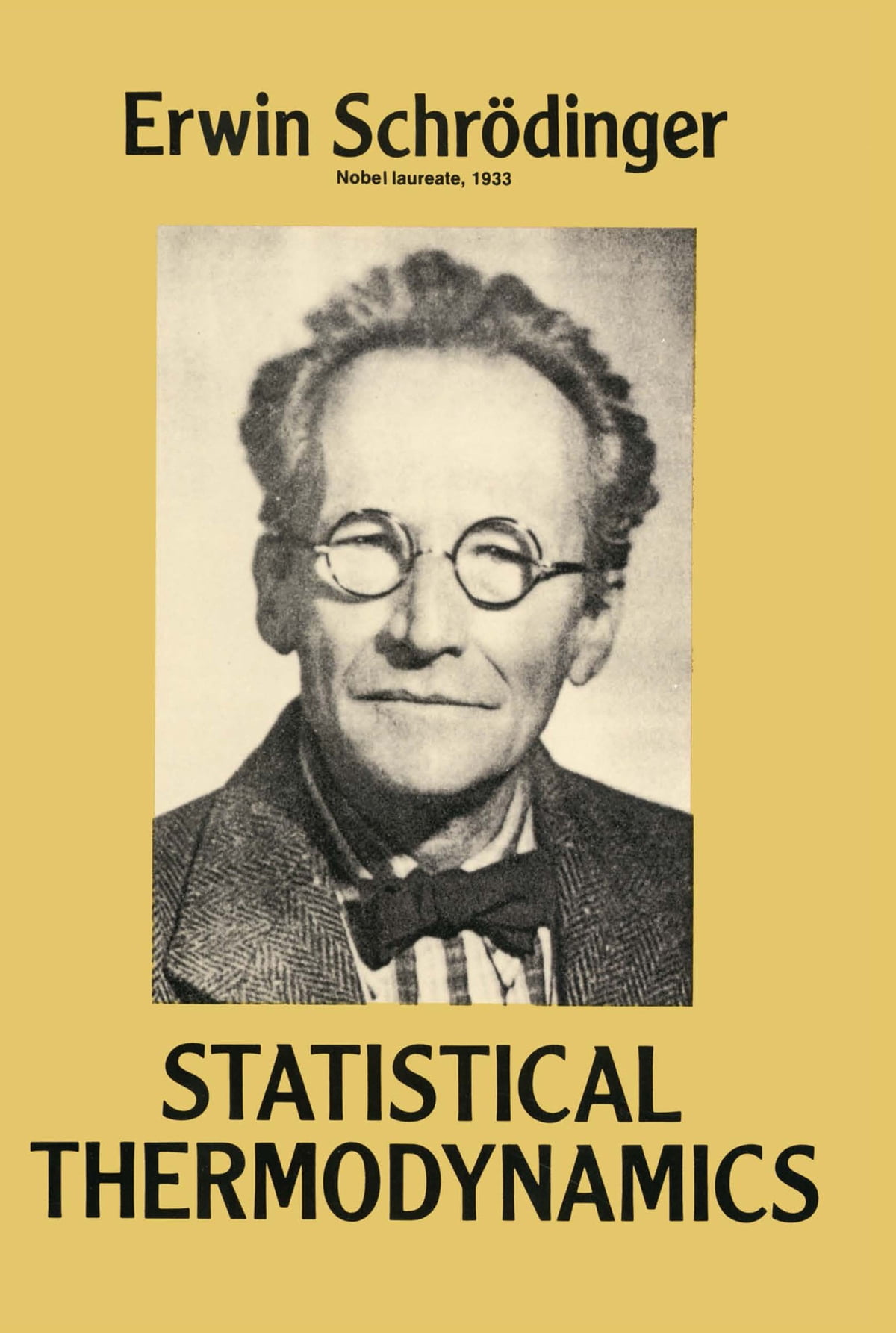 Statistical Thermodynamics Revised Ed Erwin Schrodinger