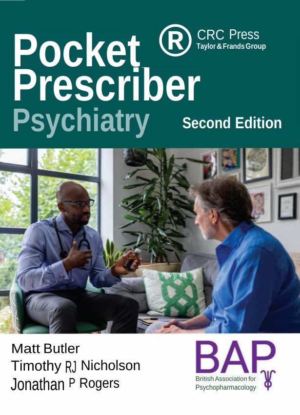 Pocket Prescriber Psychiatry Pocket Prescriber Series 2e Jun 6 20241032397411crc Press Matt Butler Timothy Rj Nicholson Jonathan P Rogers
