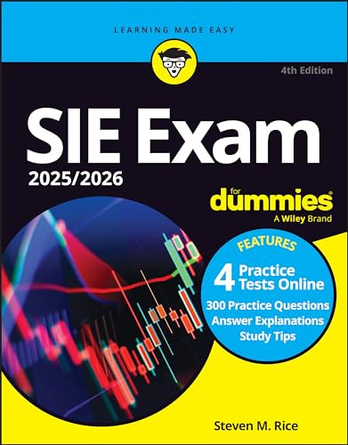 Sie Exam 20252026 For Dummies Securities Industry Essentials Exam Prep Practice Tests Flashcards Online 4th Edition 4th Steven M Rice