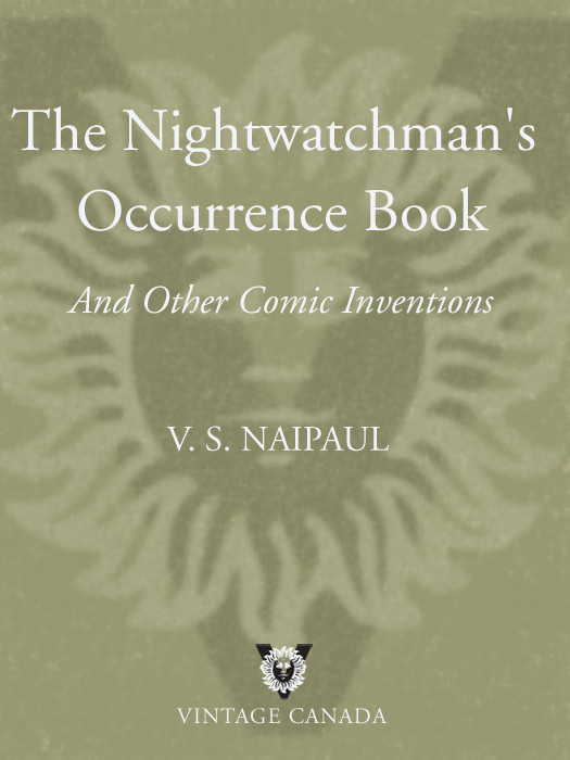 The Nightwatchmans Occurrence Book Vs Naipaul