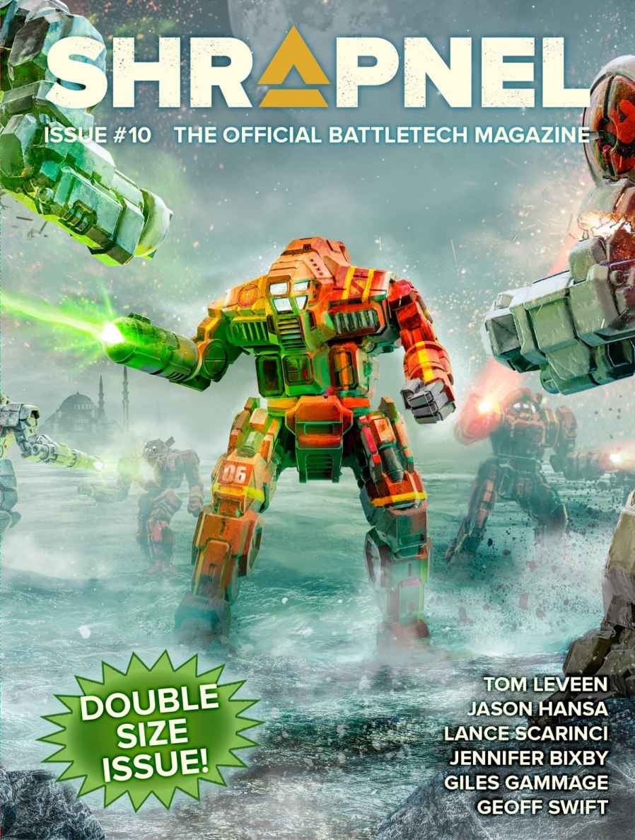 Shrapnel 10 The Official Battletech Magazine Loren L Coleman