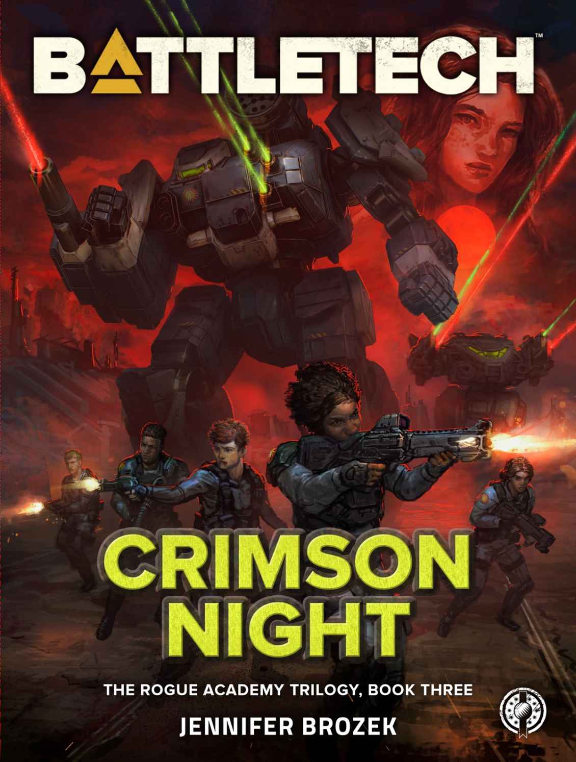 Battletech Crimson Night The Rogue Academy Trilogy Book Three Jennifer Brozek