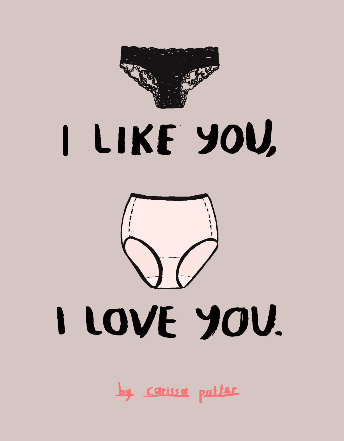 I Like You I Love You Carissa Potter