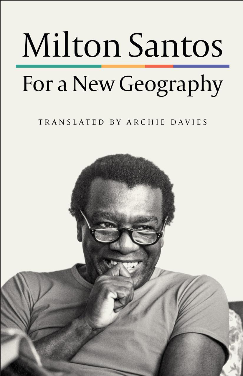 For A New Geography Milton Santos