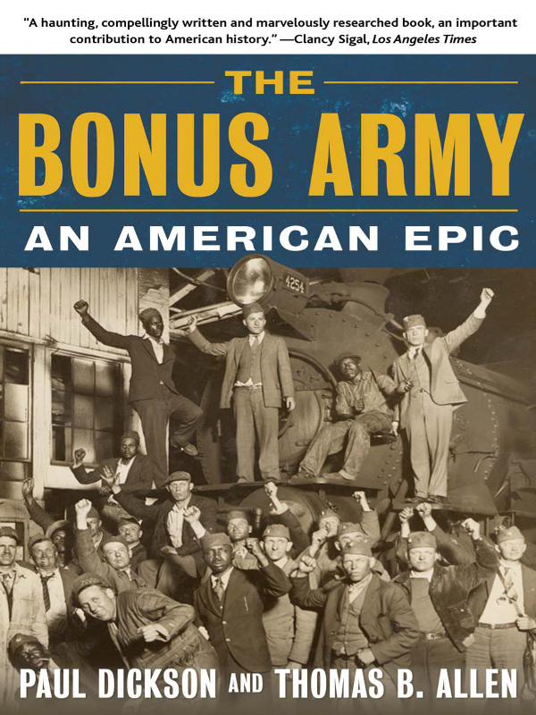 The Bonus Army Paul Dickson