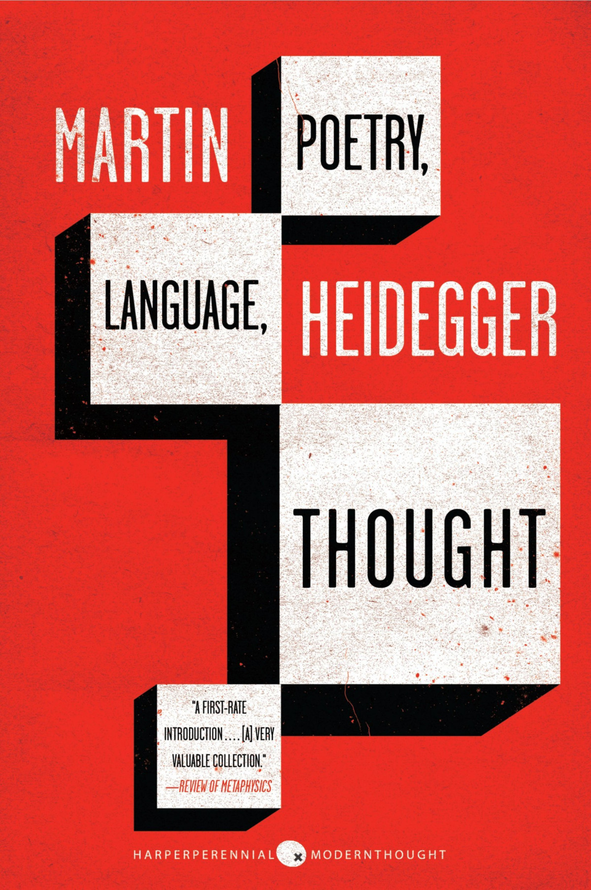 Poetry Language Thought Martin Heidegger
