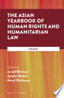 The Asian Yearbook Of Human Rights And Humanitarian Law Editorinchief Professor Javaid Rehma