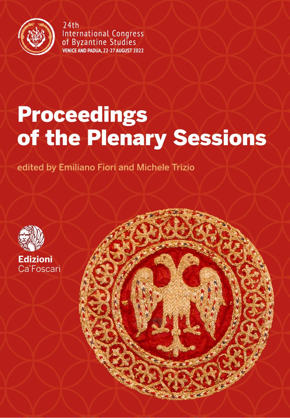 Proceedings Of The Plenary Sessions 1st Edition Emiliano Fiori